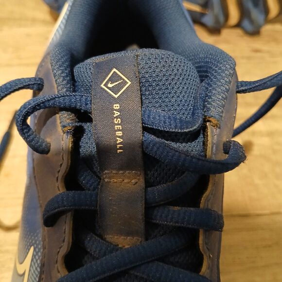 NIKE Alpha Hurricane 4 Keystone Hyper Royal Blue Baseball Cleats Men's Size 8 - Picture 8 of 9